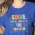 Retro Solve The Problem 67 Meme Joke Math Teacher Women's Heather T-Shirt Heather True Royal Retro Solve The Problem 67 Meme Joke Math Teacher Women's Heather T-Shirt Heather True Royal
