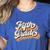 Retro Sunset Fifth Grade Teacher & Student Back To School Women's Heather T-Shirt Heather True Royal Retro Sunset Fifth Grade Teacher & Student Back To School Women's Heather T-Shirt Heather True Royal