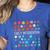 Retro Wildflower Early Intervention Teacher Interventionist Women's Heather T-Shirt Heather True Royal Retro Wildflower Early Intervention Teacher Interventionist Women's Heather T-Shirt Heather True Royal