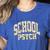 Retro Wildflower School Psych Teacher School Psychologist Women's Heather T-Shirt Heather True Royal