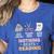 Rock Paper Scissors Teacher Librarian Nothing Beats Reading Women's Heather T-Shirt Heather True Royal Rock Paper Scissors Teacher Librarian Nothing Beats Reading Women's Heather T-Shirt Heather True Royal