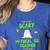 Scary Physical Education Ed Teacher Costume Halloween Easy Women's Heather T-Shirt Heather True Royal