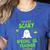 Scary Special Education Ed Teacher Costume Halloween Easy Women's Heather T-Shirt Heather True Royal