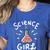Science Girl Chemistry Biology Student Teacher Women's Heather T-Shirt Heather True Royal Science Girl Chemistry Biology Student Teacher Women's Heather T-Shirt Heather True Royal