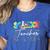 Science Teacher Tie Dye First Day Of School Back To School Men Women Girls Kids Women's Heather T-Shirt Heather True Royal Science Teacher Tie Dye First Day Of School Back To School Men Women Girls Kids Women's Heather T-Shirt Heather True Royal