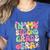 In My Second Grade Era Teachers Women Back To School Girls Women's Heather T-Shirt Heather True Royal