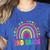 Second Grade Rainbow Girls Boys Teacher Team 2nd Grade Squad Women's Heather T-Shirt Heather True Royal Second Grade Rainbow Girls Boys Teacher Team 2nd Grade Squad Women's Heather T-Shirt Heather True Royal