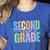 Second Grade Team Heart Teacher Student Back To School Girls Women's Heather T-Shirt Heather True Royal Second Grade Team Heart Teacher Student Back To School Girls Women's Heather T-Shirt Heather True Royal