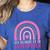 Ser Bilingue Es Un Superpoder Spanish Teacher Esl Teacher Women's Heather T-Shirt Heather True Royal