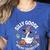 Silly Goose Spooky Teacher Club Halloween Witch Ghost Women's Heather T-Shirt Heather True Royal