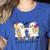Silly Goose Spooky Teacher Halloween Cute Goosebumps Women's Heather T-Shirt Heather True Royal