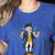 Six Seven 6 7 7 6 George Washington Teacher American Women's Heather T-Shirt Heather True Royal