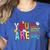 You Are Smart Brave Strong Kind Loved Motivation Teacher Kid Women's Heather T-Shirt Heather True Royal You Are Smart Brave Strong Kind Loved Motivation Teacher Kid Women's Heather T-Shirt Heather True Royal