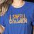 I SMELL CHILDREN Halloween Teacher Classroom I Teach Women's Heather T-Shirt Heather True Royal