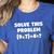 Solve This Problem 9X7467 Elementary Math Teacher Women's Heather T-Shirt Heather True Royal Solve This Problem 9X7467 Elementary Math Teacher Women's Heather T-Shirt Heather True Royal