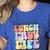 Soul Bleach Teacher Staff First Day Of School Last Hugs & High Fives Lunch Lady Vibes Blue Classic Fit Women's Heather T-Shirt Heather True Royal Soul Bleach Teacher Staff First Day Of School Last Hugs & High Fives Lunch Lady Vibes Blue Classic Fit Women's Heather T-Shirt Heather True Royal