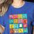Spanish Teacher Back To School Maestra Dual Language Crew Women's Heather T-Shirt Heather True Royal Spanish Teacher Back To School Maestra Dual Language Crew Women's Heather T-Shirt Heather True Royal
