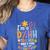 Special Education ASL Teacher Superpower DHH Teacher Women's Heather T-Shirt Heather True Royal