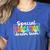 Special Education Dream Team Back To School SPED Teacher Women's Heather T-Shirt Heather True Royal
