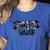 Special Education Squad Camo SPED Teacher Women's Heather T-Shirt Heather True Royal