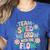 Special Education Teacher Team SPED Grow With The Flow Women's Heather T-Shirt Heather True Royal Special Education Teacher Team SPED Grow With The Flow Women's Heather T-Shirt Heather True Royal