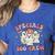 Specials Boo Crew Art Music Pe Tech Teacher Ghost Halloween Women's Heather T-Shirt Heather True Royal