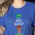 SPED Squad Elf Teacher Matching Christmas Party Pajama Women's Heather T-Shirt Heather True Royal