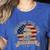 Spilling The Tea Since 1773 Vintage Us History Teacher Women's Heather T-Shirt Heather True Royal