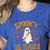 Spooky ESL Teacher Ghost Halloween School Women Women's Heather T-Shirt Heather True Royal Spooky ESL Teacher Ghost Halloween School Women Women's Heather T-Shirt Heather True Royal