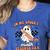 In My Spooky Math Teacher Era Groovy Retro Halloween Costume For Men Women Women's Heather T-Shirt Heather True Royal