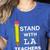 Stand With LA Teachers Tshirt United Los Angeles T Shirt Men Women Kids Women's Heather T-Shirt Heather True Royal Stand With LA Teachers Tshirt United Los Angeles T Shirt Men Women Kids Women's Heather T-Shirt Heather True Royal