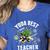 Star Wars Yoda Best Teacher Icons Women's Heather T-Shirt Heather True Royal