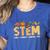 STEM Teacher Thanksgiving Grateful Educator Science Class Women's Heather T-Shirt Heather True Royal STEM Teacher Thanksgiving Grateful Educator Science Class Women's Heather T-Shirt Heather True Royal
