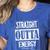Straight Outta Energy Teacher Life Back To School Teacher Women's Heather T-Shirt Heather True Royal