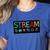 Stream Technology Robotics Shirt For Teachers And Students Premium Tri-Blend Women's Heather T-Shirt Heather True Royal Stream Technology Robotics Shirt For Teachers And Students Premium Tri-Blend Women's Heather T-Shirt Heather True Royal