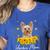 Sunflower Yorkie Mom Dog Lover Women's Heather T-Shirt Heather True Royal
