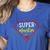 Super Heroe Maestra Espanol Spanish Super Teacher Women's Heather T-Shirt Heather True Royal