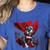 Super Power Superhero Boston Terrier Dog For Men Women Kids Women's Heather T-Shirt Heather True Royal