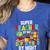 Super Teacher By Day Super Tired By Night Women's Heather T-Shirt Heather True Royal Super Teacher By Day Super Tired By Night Women's Heather T-Shirt Heather True Royal