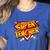 Super Teacher Superhero Back To School Teacher's Women's Heather T-Shirt Heather True Royal Super Teacher Superhero Back To School Teacher's Women's Heather T-Shirt Heather True Royal