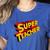 Super Teacher SuperTeacher Women's Heather T-Shirt Heather True Royal Super Teacher SuperTeacher Women's Heather T-Shirt Heather True Royal