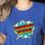 Superhero Teacher Retro Comic Teaching Superpower Women's Heather T-Shirt Heather True Royal Superhero Teacher Retro Comic Teaching Superpower Women's Heather T-Shirt Heather True Royal