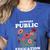 Support Public Education Cute Floral Teacher Red For Ed Women's Heather T-Shirt Heather True Royal