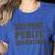 Support Public Education Protect Teachers Students Schools Women's Heather T-Shirt Heather True Royal