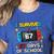 I Survived 67 Days Of School 67 Teacher Squad Matching Women's Heather T-Shirt Heather True Royal