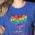 It Takes a Big Heart To Shape Little Minds Teacher Women's Heather T-Shirt Heather True Royal