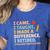 I Came I Taught I Made a Difference Proud Retired Teacher Women's Heather T-Shirt Heather True Royal