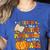 I Teach The Coolest Pumpkins In The Patch Teacher Halloween Women's Heather T-Shirt Heather True Royal I Teach The Coolest Pumpkins In The Patch Teacher Halloween Women's Heather T-Shirt Heather True Royal