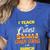 I Teach The Cutest Candy Corn In The Patch Teacher Halloween Women's Heather T-Shirt Heather True Royal