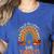 I Teach The Cutest Little Turkeys Thanksgiving Teacher Men Women Girls Kids Women's Heather T-Shirt Heather True Royal